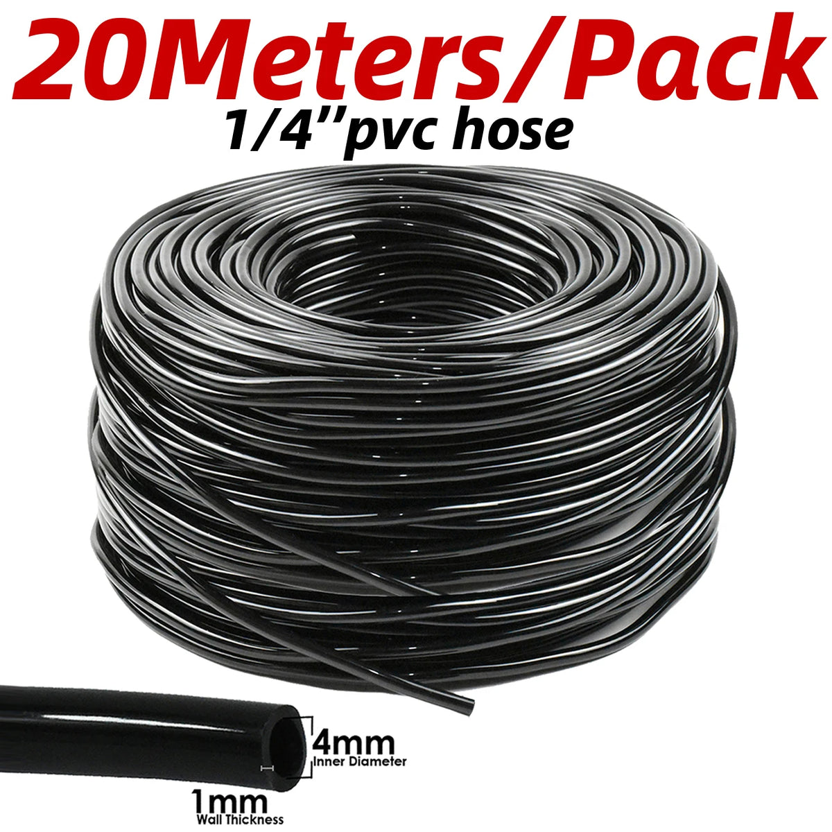 connecteurs irrigation tuyaux 4mm 6.2mm noir rondelles rouges pratique robuste jardinerie fleur