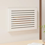 radiateur mural moderne marron clair rayures horizontales fixation murale 40x30cm 50x40cm