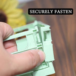 paniers pliables blancs jaunes verts bleus clips organisateurs cosmétiques papeterie moderne pratique