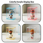 vitrine acrylique transparente boîte rangement empilable figurines jouets collectionnables protection anti poussière