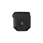 lampe frontale led 1800 lumens noir texturée moderne clip batterie aaa adaptateur
