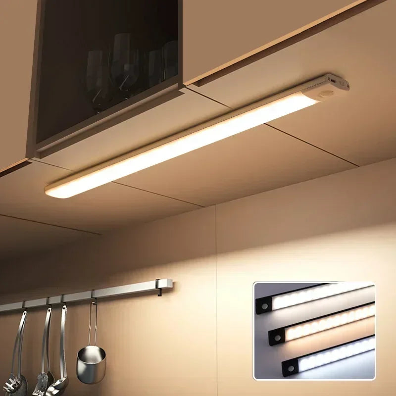 veilleuse led rectangle rechargeable aimantée éclairage cuisine chambre moderne minimaliste