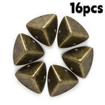 protections d'angle bronze vieilli 16 pièces fixations texturées industriel vintage