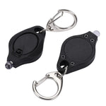 lampe torche portable mini led clé porte moderne compact anneau métallique