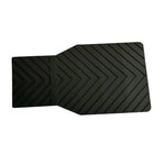 tapis sol scooter électrique noir gris antidérapant texture chevron lignes relief sécurité conducteur