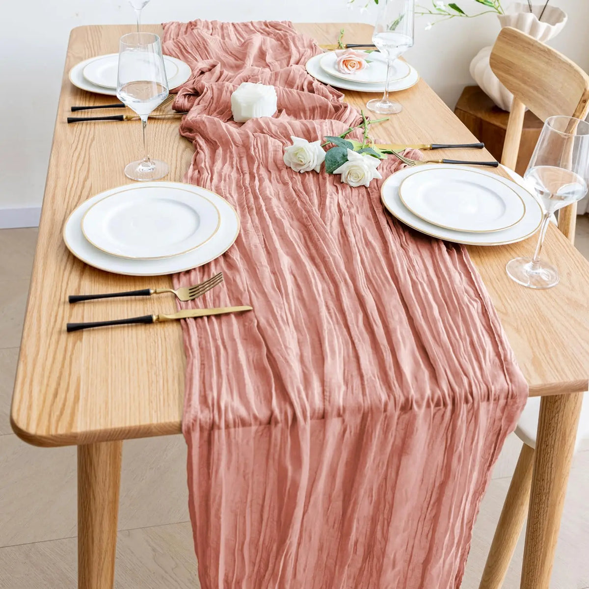 serviettes table vert olive crêpe modernes élégantes pack pièces transparentes occasion fête mariage