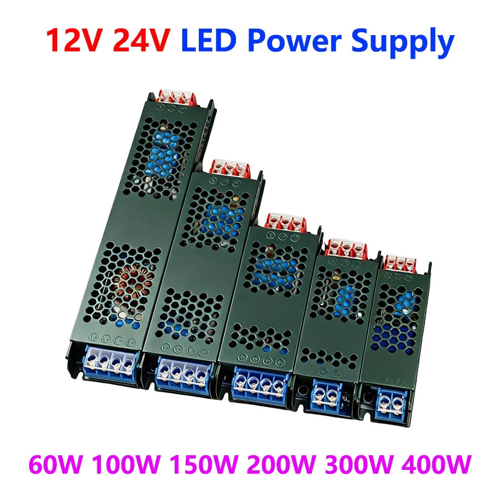 alimentation électrique led 12v 24v ac 220v dc 100w 150w 200w 300w 400w moderne