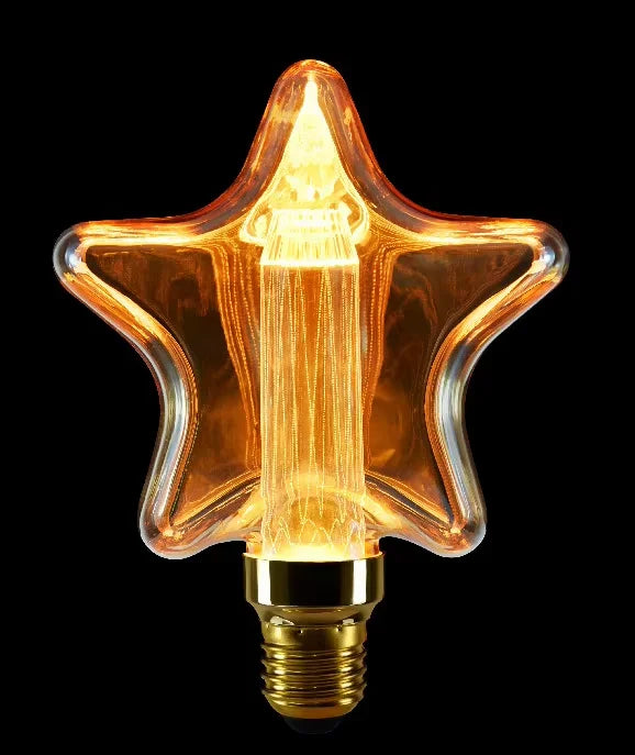 ampoules led décoratives vintage filaments dorés opaques 220v 249 lumens doré ambre echangement e27