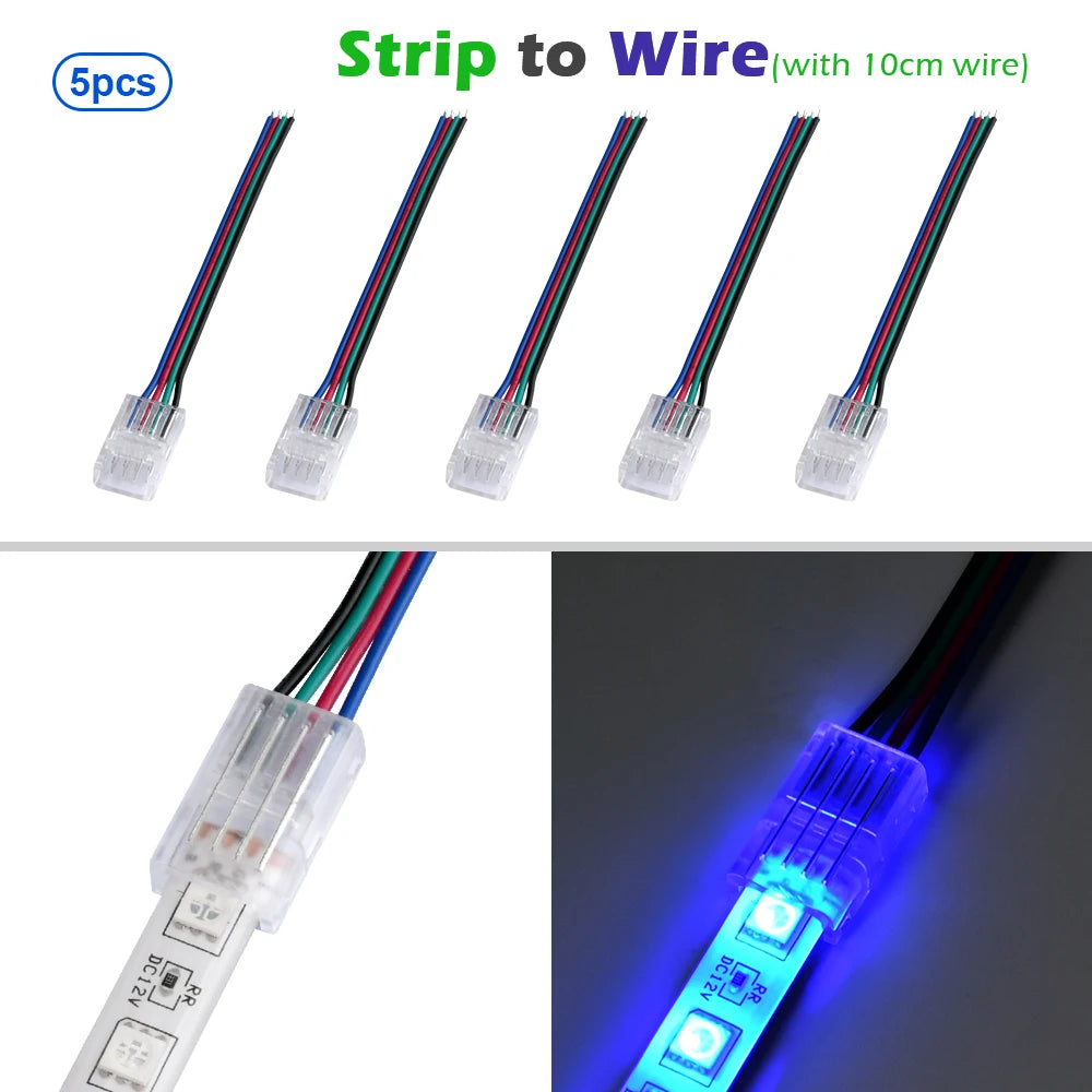 Ruban led transparent moderne clips câbles ip20 ip65 certification fcc rohs