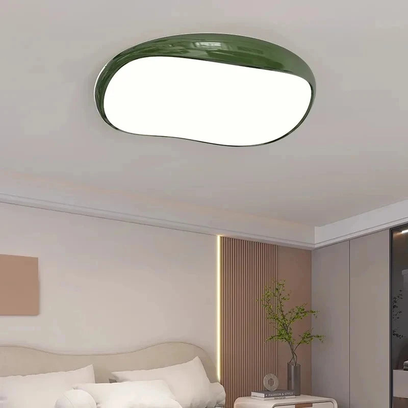 plafonniers led modernes minimaliste couleur crème noir vert chambre enfant éclairage salle étude cuisine