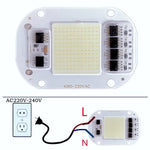 ampoule led cob 50w blanc froid ip65 smart ic ac220v moderne