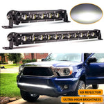 barre lumineuse led courbée 14 pouces 6d reflecteur clips noir moderne