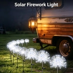 lumière solaire étoiles blanches extérieures moderne fixations piquets jardin décoration vacances led ip65