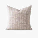 housse coussin géométrique moderne beige marron morroco polyester carré décoration maison canapé chaise voiture