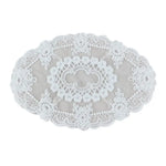 serviettes table classiques dentelle blanche taille 17x28cm 19x30cm 29x42cm 18cm 27cm