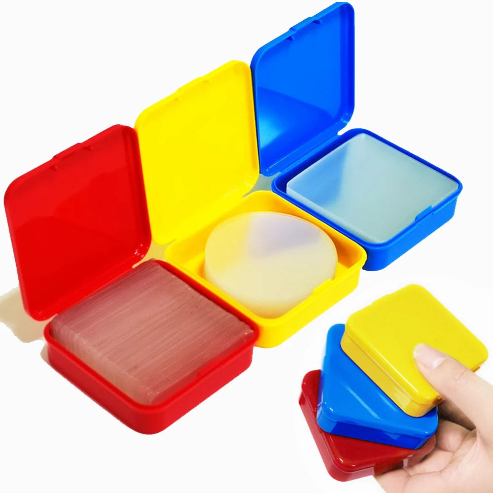 ruban adhésif double face rouge jaune bleu pratique utilitaire salle bain cuisine réutilisable
