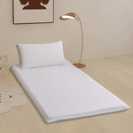 protège matelas blanc anti acariens zippé anti bactéries perméable l'air polyester moderne