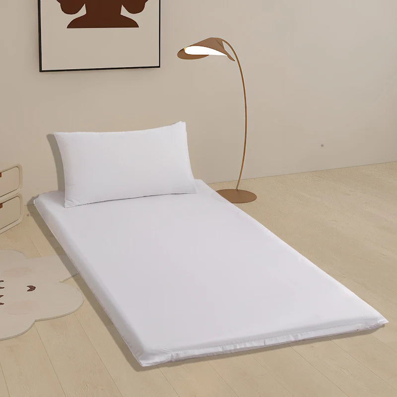 protège matelas blanc anti acariens zippé anti bactéries perméable l'air polyester moderne