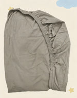 jupe lit bébé crème rose clair gris uni moderne élastique coton quatre saisons