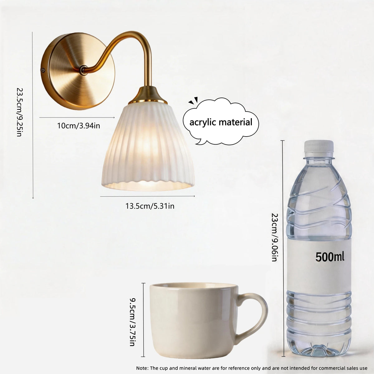 lampe murale rechargeable or blanc plissée télécommande led rgb moderne chambre salon entrée