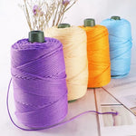 corde coton tressée 3mm fil tissé décoratif couture artisanat accessoires faits main