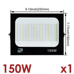 projecteur led moderne 220v ip66 blanc mat extérieur mur câble alimentation aluminium