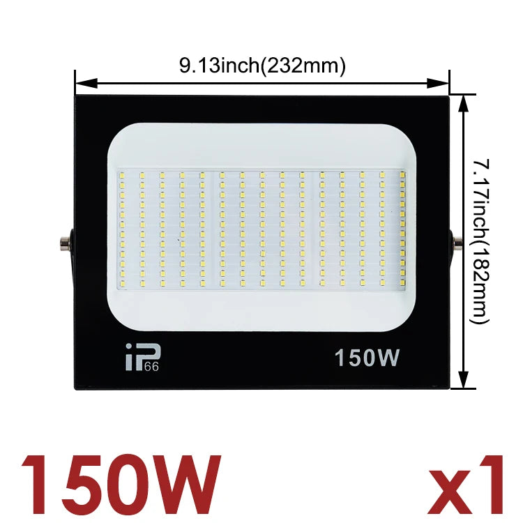 projecteur led moderne 220v ip66 blanc mat extérieur mur câble alimentation aluminium