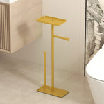 support papier toilette moderne or noir blanc imperméable salle bain multifonctionnel rangement téléphone tringle