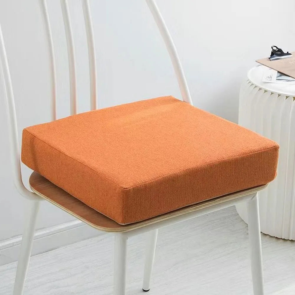coussin carré moderne 40x40cm bleu clair rouge beige éponge haute densité tissu fixé