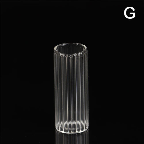 vases verre transparent rayures verticales classique terrarium hydroponique plante d'art artisanat fixations solides