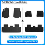 tapis sol voiture tesla model 2025 imperméable anti dérapant noir moderne