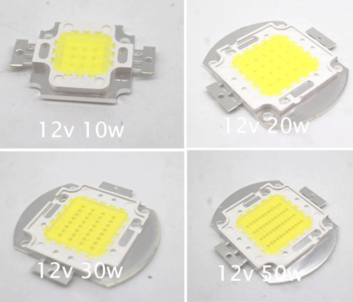 lumière led cob haute puissance spot blanc jaune moderne 10w 20w 30w 50w