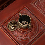 brûleur encens bronze spiderweb vintage censers couvercles pince cense setintérieur salon aromathérapie