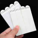 clips fixation cadre blanc texture tissée moderne adhésif amovible sans perçage diy bricolage suspension