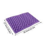 tapis sol pliable mousse waterproof rouge violet vert olive moderne