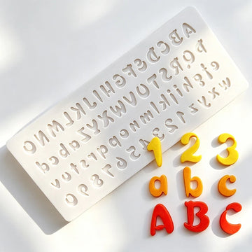 moule silicone alphabet chiffres gateaux decoratif lettres numeriques fondant cupcakes deco