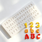 moule silicone alphabet chiffres gateaux decoratif lettres numeriques fondant cupcakes deco