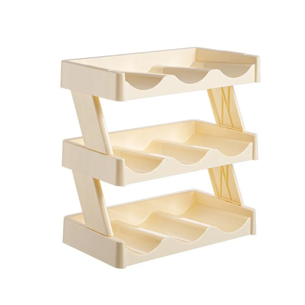 rangement multiple bouteilles bocaux blanc crème moderne minimaliste réutilisable acier inoxydable