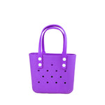 sac main vert jaune bleu perforé autocollants poignées détachables réutilisable respectueux environnement moderne casual
