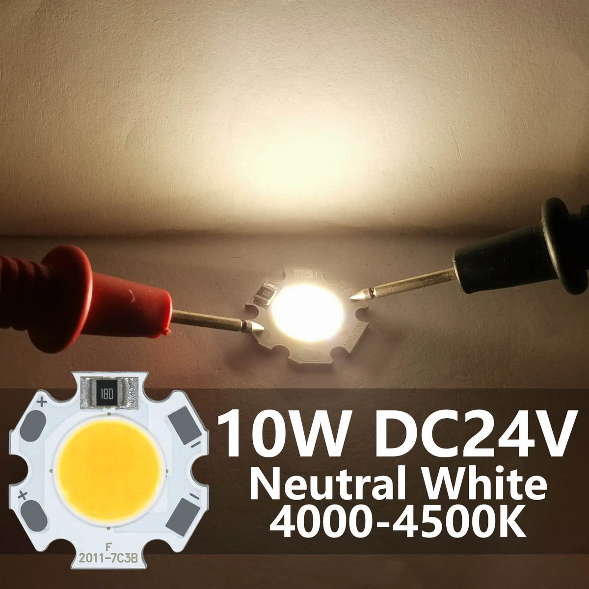 source lumineuse led blanc moderne 1000lm 10w dc24v 400ma 20mm 19mm cool white neutral