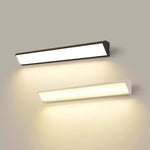 Lampe murale LED moderne imperméable 7W 16W 20W noir blanche ip65extérieur