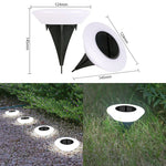 lumière solaire led sol ip65 moderne blanc contemporain extérieure jardin allée chemin