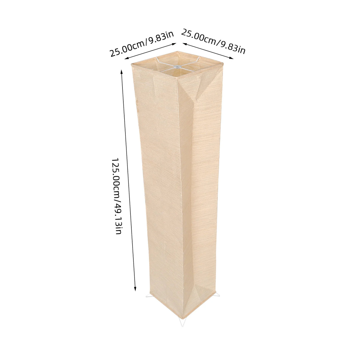 abat jour papier beige rayures modernes élégants clips métalliques doux lumière décoration maison