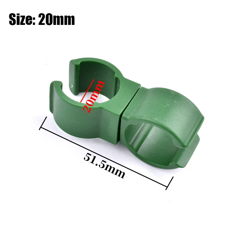 lot clips fixation vert support plante treillis jardinage plastique robuste