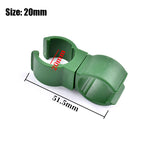 lot clips fixation vert support plante treillis jardinage plastique robuste