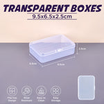 boîtes rangement transparentes multifonctionnelles poignées pratiques scies ciseaux bobines fil