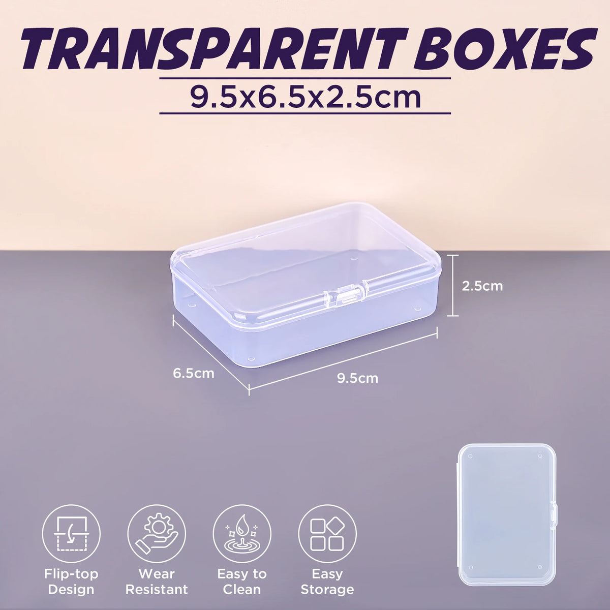 boîtes rangement transparentes multifonctionnelles poignées pratiques scies ciseaux bobines fil