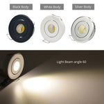 spots led mini 12v noir blanc argent modernes clips transformateur câbles 4000k 6000k 3000k