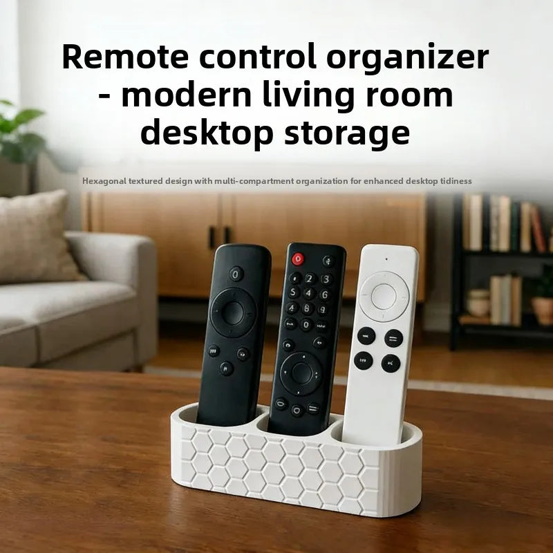 organisateur télécommandes support hexagonal moderne blanc rangement tríades tríades tríades tríades tríades tríades tríades