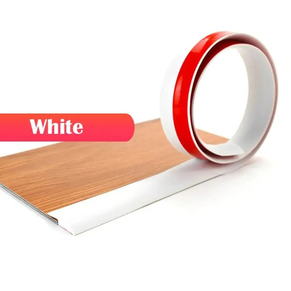 profil seuil pvc adhésif 39.37 pouces long gris clair beige rouge aspect bois